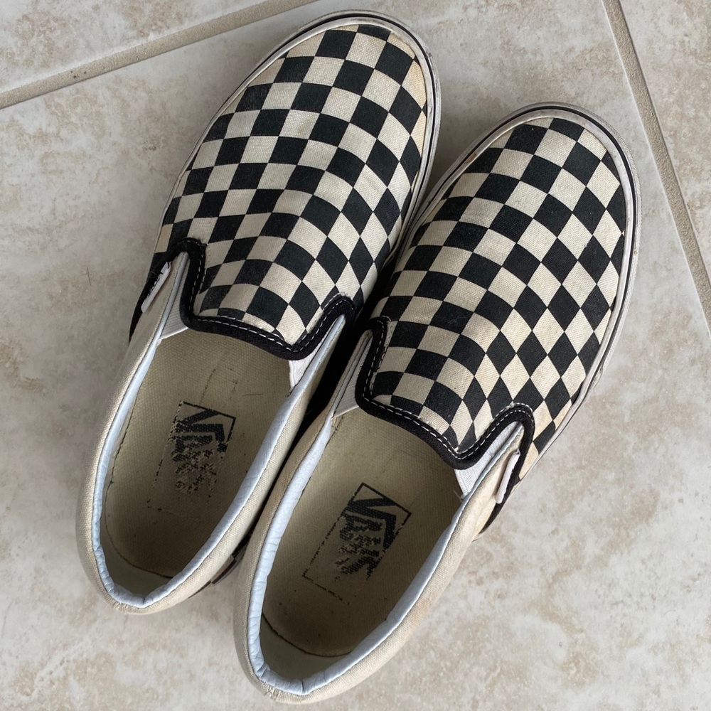 Vans Checkered Slip-ons